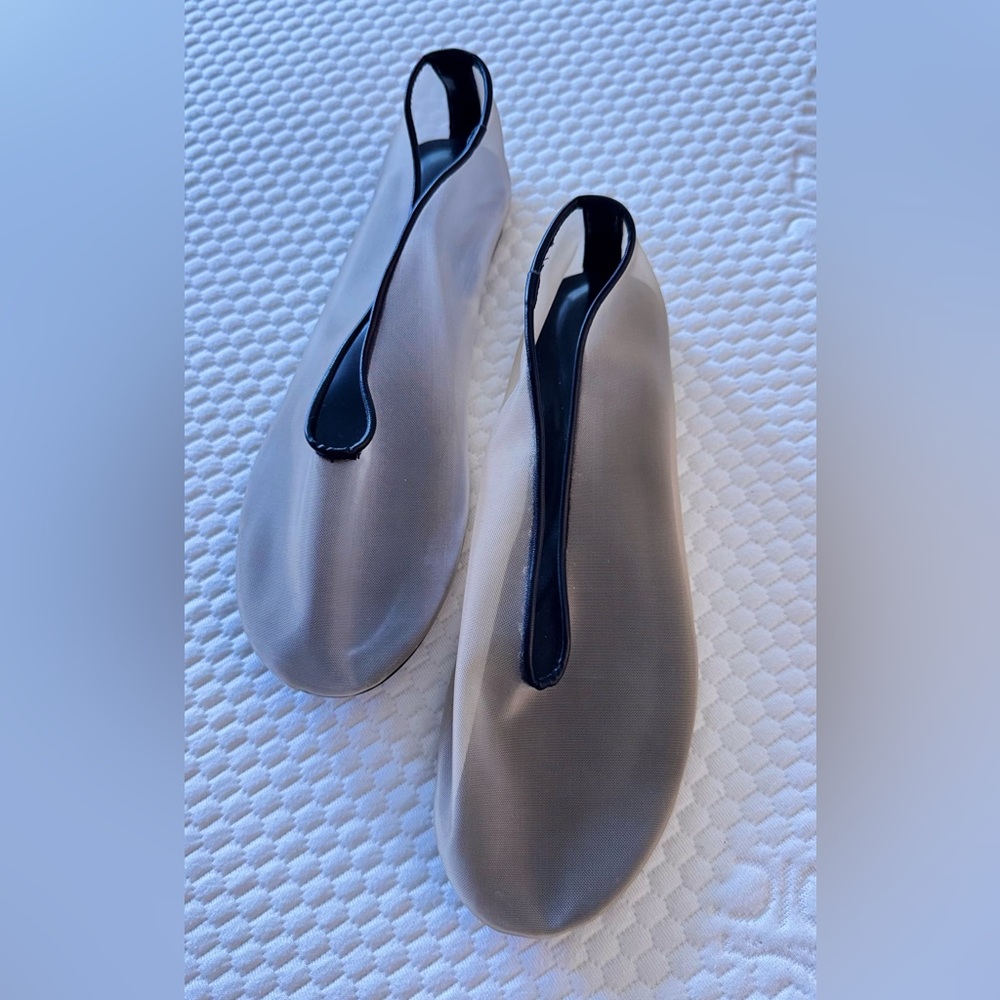 Clear Mesh & Black Trim Flats- Like KHAITE! - Picture 13 of 14